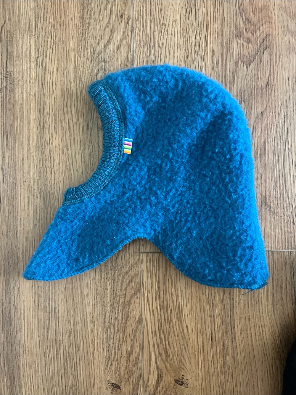 Joha black and teal bundle Fleece Balaclava Face Mask - cozy and soft 1 to 9 mo